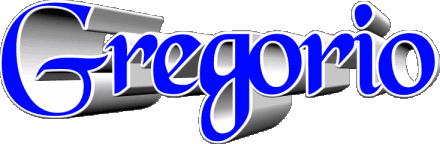 Gregorio G MASCULIN - Italie Prénoms 