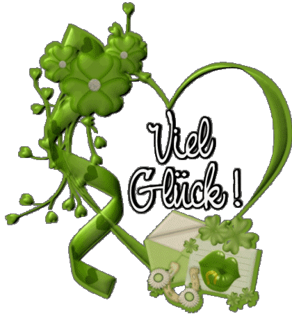 07 Fond Transparent Viel Glück Allemand Messages 