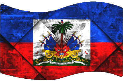 Rectangle Haïti Amériques Drapeaux 