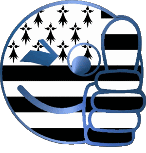 Smiley - OK Bretagne Régions France Drapeaux 