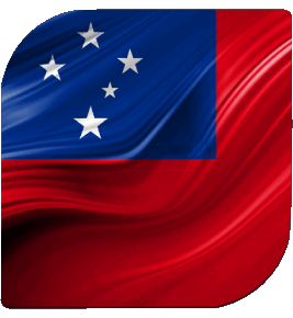 Platz Samoa Ozeanien Fahnen 