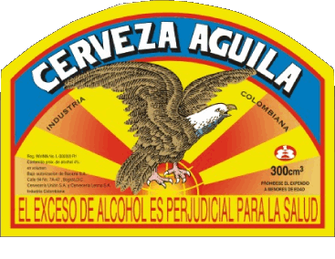 Aguila Colombie Bières Boissons 