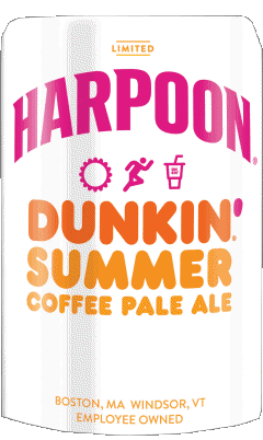 Dunkin's Summer coffee pale ale-Dunkin's Summer coffee pale ale Harpoon Brewery USA Birre Bevande 