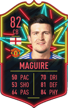 Harry Maguire Angleterre F I F A - Jugadores  cartas Vídeo Juegos Multimedia 