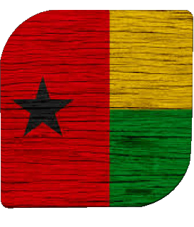 Square Guinea Bissau Africa Flags 