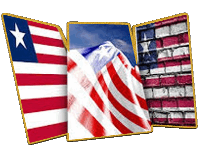 Forma 02 Liberia África Banderas 