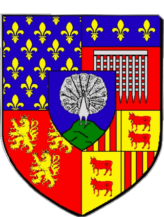 Blasone-Blasone MONTPON MENESTEROL 24 Dipartimenti - Città Francia Bandiere 