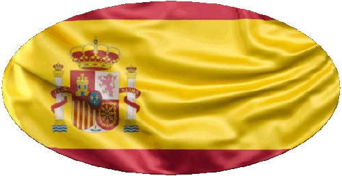 Oval España Europa Banderas 