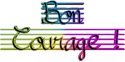 01 Bon Courage French Messages 