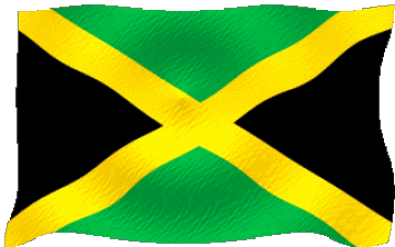 Ondulation Jamaïque Amériques Drapeaux 