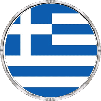 Rond - Anneaux Grèce Europe Drapeaux 