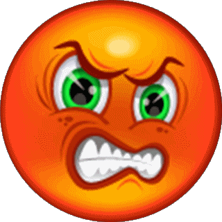 Colère Emoticônes Messages 