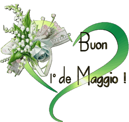 Buon 1° de Maggio Italiano Messagi 