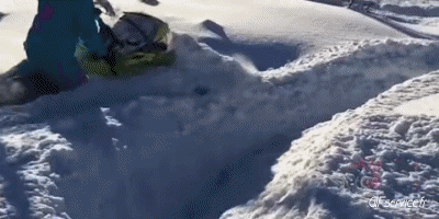 Fail Schneemotorrad Transport Humor -  Fun 