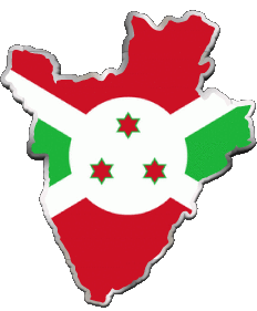 Diverso Burundi África Banderas 