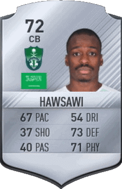 Motaz Hawsawi Arabia Saudita F I F A - Jugadores  cartas Vídeo Juegos Multimedia 
