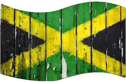Rectangle Jamaica America Flags 