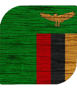 Plaza Zambia África Banderas 