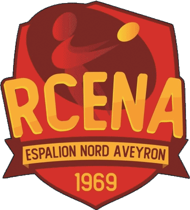 RC Espalion Nord Aveyron Dept 12 Rugby Club France Logo Sports 