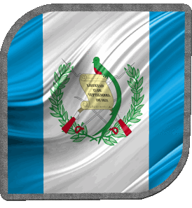 Carré Guatemala Amériques Drapeaux 