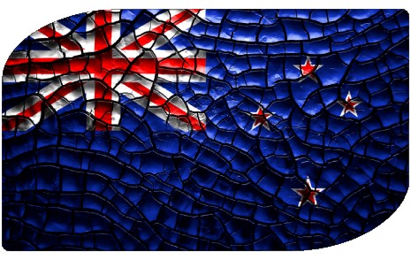 Rectangle New Zealand Oceania Flags 