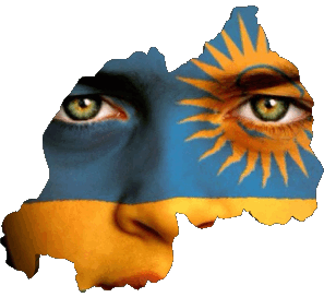 Map Rwanda Africa Flags 