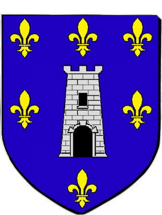 Blazon-Blazon SENS 89 Departments - Cities France Flags 