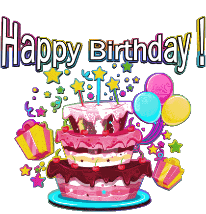 003 Cakes Happy Birthday Inglés Mensajes 