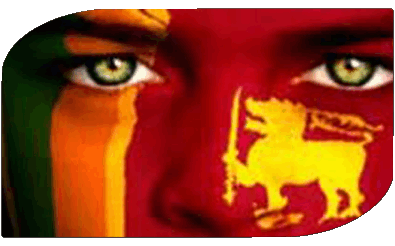 Rectangle Sri Lanka Asie Drapeaux 