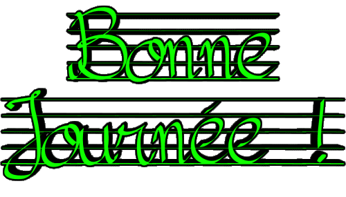 01 Bonne Journée Francese Messagi 