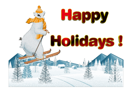 Serie 06 Happy Holidays Winter Inglese Messagi 