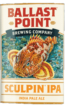 Sculpin ipa-Sculpin ipa Ballast Point USA Bier Getränke 