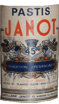 Janot Pastis Apéritifs Boissons 
