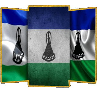 Form 02 Lesotho Africa Flags 