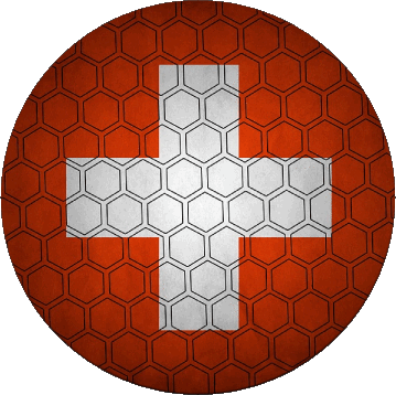 Rond Suisse Europe Drapeaux 