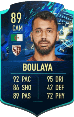 Farid Boulaya Algerien F I F A - Karten Spieler Videospiele Multimedia 