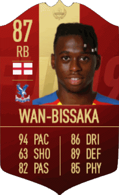 Aaron Wan-Bissaka Inghilterra F I F A - Giocatori carte Videogiochi Multimedia 