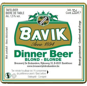 Bavik Belgium Beers Drinks 
