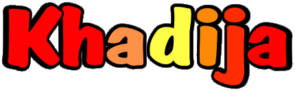 Khadija K FEMENINO - Magreb Musulmán Nombre 