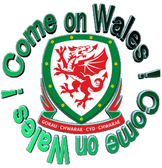 Soccer Come on Wales Anglais Messages 