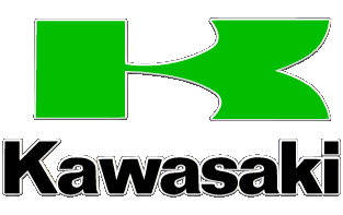 1967 B-1967 B Logo Kawasaki MOTORRÄDER Transport 