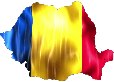 Map Romania Europe Flags 