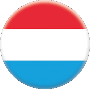 Runde Luxemburg Europa Fahnen 