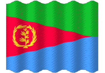 Sventola l'Eritrea Africa Bandiere 