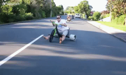 Fun - Win Trike Drifting Sport Humor -  Fun 