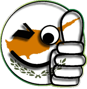 Smiley - OK Chypre Europe Drapeaux 