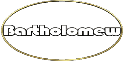 Bartholomew B MASCULINO - UK - USA - IRL - AUS - NZ Nombre 