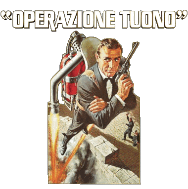Logo Italien Operation Tonnerre James Bond 007 Cinéma International Multi Média 