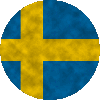 Rond Suède Europe Drapeaux 