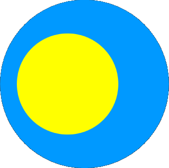 Rond Palaos Océanie Drapeaux 
